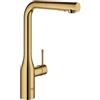 Grohe Rubinetto da cucina con doccetta a L con manico in zama Essence GROHE rame satinato