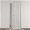 Leroy Merlin Porta interna scorrevole Elm in MDF colore olmo chiaro, L 80 x H 210 cm, apertura reversibile