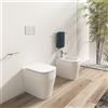 OLYMPIA CERAMICA Coppia sanitari scarico a pavimento OLYMPIA CERAMICA tuttoevo bianco lucido WC: P 55 x L 38 x H 56 cm, bidet: P 55 x L 38.5 x H 24 cm