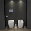 Leroy Merlin Coppia sanitari scarico a parete caroline bianco lucido WC: P 55 x L 38 x H 56 cm, bidet: P 60 x L 38.5 x H 24 cm