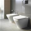 Leroy Merlin Coppia sanitari scarico a parete durastyle bianco lucido WC: P 55 x L 38 x H 56 cm, bidet: P 60 x L 38.5 x H 24 cm