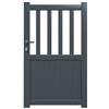 GARDENGATE Portoncino GARDENGATE Zorn grigio in alluminio antracite H 140 x L 100 cm
