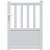 GARDENGATE Cancelletto GARDENGATE Zorn bianco in alluminio bianco H 124.6 x L 100 cm