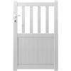 GARDENGATE Cancelletto GARDENGATE Florenca bianco in alluminio bianco H 119.6 x L 100 cm