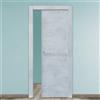 Leroy Merlin Porta interna scorrevole Cemento in MDF colore cemento grigio, L 80 x H 210 cm, apertura reversibile