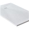 MOLDCOM COMPOSITES Piatto doccia MOLDCOM COMPOSITES in resina Cosmos Stone bianco L 100 x L 120 x H 4 cm opaco