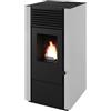 PUNTO FUOCO Stufa a pellet canalizzata Marisa 7.9 kW bianco