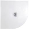 SANYCCES Piatto doccia SANYCCES in fibra di vetro Logic bianco L 80 x L 80 x H 3 cm opaco effetto ardesia