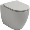 OLYMPIA CERAMICA Vaso WC filomuro OLYMPIA CERAMICA best, sedile incluso P 36 x L 36 x H 42 cm ghiaccio opaco