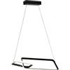 NOVECENTO Lampadario LED moderno Jody nero, luce con 3 temperature di colore 1800 lumen, NOVECENTO