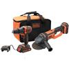 BLACK + DECKER Set di 2 elettroutensili a batteria BLACK + DECKER BCK24D2S-QW 2 batterie 2 Ah