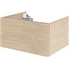 SENSEA Mobile da bagno sospeso sotto lavabo L 60 x H 32 x P 48 cm bianco opaco, 1 cassetto Neo, Apertura push pull, Maniglie acquistabili separatamente
