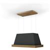 Faber Cappa ad isola Thea EV8 DG A80 FABER nero L 80 cm
