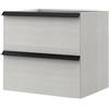 BADEN HAUS Mobile da bagno sospeso sotto lavabo Moon di BADEN HAUS L 60 x H 55 x P 46 cm bianco rock, 2 cassetti