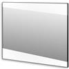 BADEN HAUS Specchio con illuminazione integrata bagno rettangolare Qubo BADEN HAUS L 80 x H 80 x P 3 cm nero
