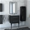 BADEN HAUS Mobile da bagno sospeso sotto lavabo L 60 x H 55 x P 46 cm grafite laccato opaco, 2 cassetti BADEN HAUS Tiffany