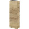 SENSEA Pensile bagno Neo rovere in vetro SENSEA, 1 anta apertura da destra P 17 x L 30 x H 90 cm