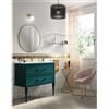 Leroy Merlin Piedino mobili da bagno (componibile) Tiffany in legno blu petrolio H 35 cm 2 pezzi