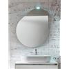 Leroy Merlin Specchio ba ba asimmetrico 70 x 100 cm