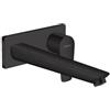 Hansgrohe Rubinetto per lavabo Talis nero HANSGROHE getto laminare cristallino a canna alta