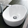 Leroy Merlin Lavabo da appoggio ovale in ceramica L 45 x H 15 x P 35 cm bianco