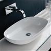 Leroy Merlin Lavabo da appoggio rio small ovale in ceramica L 60 x H 15 x P 40 cm bianco