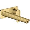 Hansgrohe Rubinetto per lavabo getto laminare cristallino Talis E oro pvd lucido HANSGROHE H 11.2 cm