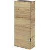 SENSEA Pensile bagno Neo rovere miele in vetro SENSEA, 1 anta apertura da sinistra P 17 x L 30 x H 75 cm