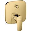 Hansgrohe Rubinetto per vasca getto laminare cristallino Talis E per muro oro pvd HANSGROHE
