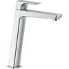 NOBILI Rubinetto per lavabo getto laminare cristallino Acquaviva cromato lucido NOBILI H 26.7 cm