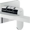 NOBILI Rubinetto per lavabo ad incasso getto laminare cristallino Up cromo lucido NOBILI