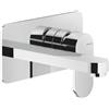 NOBILI Rubinetto per lavabo ad incasso getto laminare cristallino Up cromato lucido NOBILI