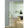 Leroy Merlin Parete divisoria Modulo a 4 Flag Lund in truciolare L 620 x H 2700 cm bianca