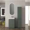 BADEN HAUS Colonna mobile bagno Cortina L36 x P30 x H185 cm, cannettato, verde opaco, chiusura ammortizzata