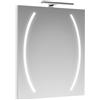 Leroy Merlin Specchio con illuminazione integrata bagno rettangolare Boomerang L 60 x H 80 x P 2.5 cm
