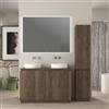 BADEN HAUS Top Cortina mdf L121 X P45 X H1,6 cm idrorepellente e antigraffio, noce