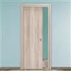 Leroy Merlin Porta interna scorrevole Brush in MDF colore rovere, L 70 x H 210 cm, apertura reversibile