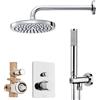 BOSSINI Kit incasso doccia Elios mono 2 vie cromato