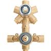 BOSSINI Kit incasso doccia serie B 3 vie cromato