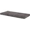 SENSEA Top per lavabo Neo SENSEA L 106 x H 5.8 x P 48.5 cm grigio / argento stratificato, effetto pietra naturale
