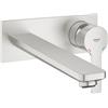 Grohe Rubinetto per lavabo ad incasso getto laminare cristallino Lineare cromo spazzolato lucido GROHE