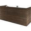 SENSEA Mobile da bagno sospeso sotto lavabo L 70 x H 50 x P 50 cm bianco, 2 cassetti Neo, Maniglie acquistabili separatamente