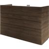 SENSEA Mobile da bagno a terra L 120 x H 84 x P 48 cm noce, 3 cassetti Apertura push-pull SENSEA Neo Line, Maniglie acquistabili separatamente
