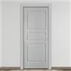Leroy Merlin Porta interna a battente New York in MDF colore grigio, L 80 x H 210 cm, apertura a sinistra