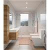 SENSEA Mobile da bagno sospeso sotto lavabo L 120 x H 50 x P 35 cm bianco, 2 cassetti Neo, Maniglie acquistabili separatamente