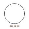 Leroy Merlin Specchio LOOP retroilluminato L 120 x H 120 x P 3 cm nero