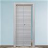 Leroy Merlin Porta interna pieghevole a libro Corn in MDF colore rovere grigio, L 80 x H 210 cm, apertura a sinistra