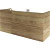 SENSEA Mobile da bagno sospeso sotto lavabo L 70 x H 50 x P 51 cm bianco, 2 cassetti Neo, Maniglie acquistabili separatamente