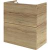 SENSEA Mobile da bagno sospeso sotto lavabo L 60 x H 64 x P 35 cm rovere miele, 1 cassetto Apertura push-pull SENSEA Neo, Maniglie acquistabili separatamente