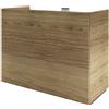 SENSEA Mobile da bagno a terra L 105 x H 84 x P 48 cm rovere miele, 3 cassetti Apertura push-pull SENSEA Neo Line, Maniglie acquistabili separatamente